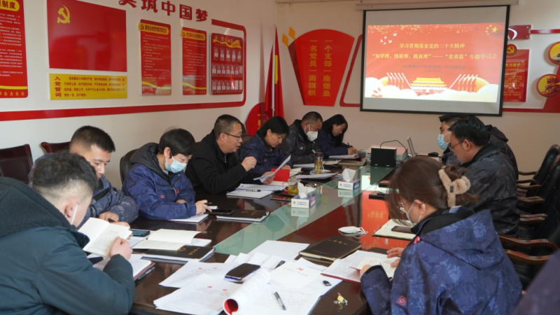 物產(chǎn)汽貿(mào)黨支部召開&ldquo;知學(xué)理、悟原理、踐真理&rdquo; &mdash;&mdash;黨章篇&rdquo;專題學(xué)習(xí)會(huì)