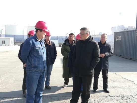 集團黨委書記、董事長王玉輝同志到工投公司考察調研